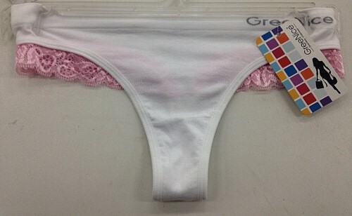 Dámské bezešvé kalhotky "tanga" GREENICE (S-XL)