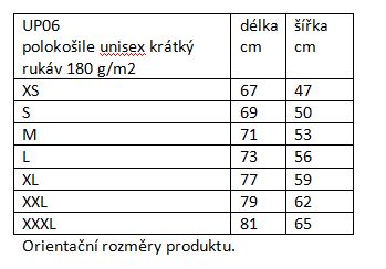 Polokošile unisex krátký rukáv (XS-XXL) světle šedý melír