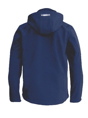 Pánská softshellová bunda s kapucí (M-XXL) tmavě modrá