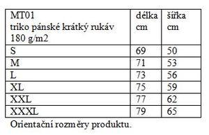 Pánské funkční triko  krátký rukáv (S-XXL)