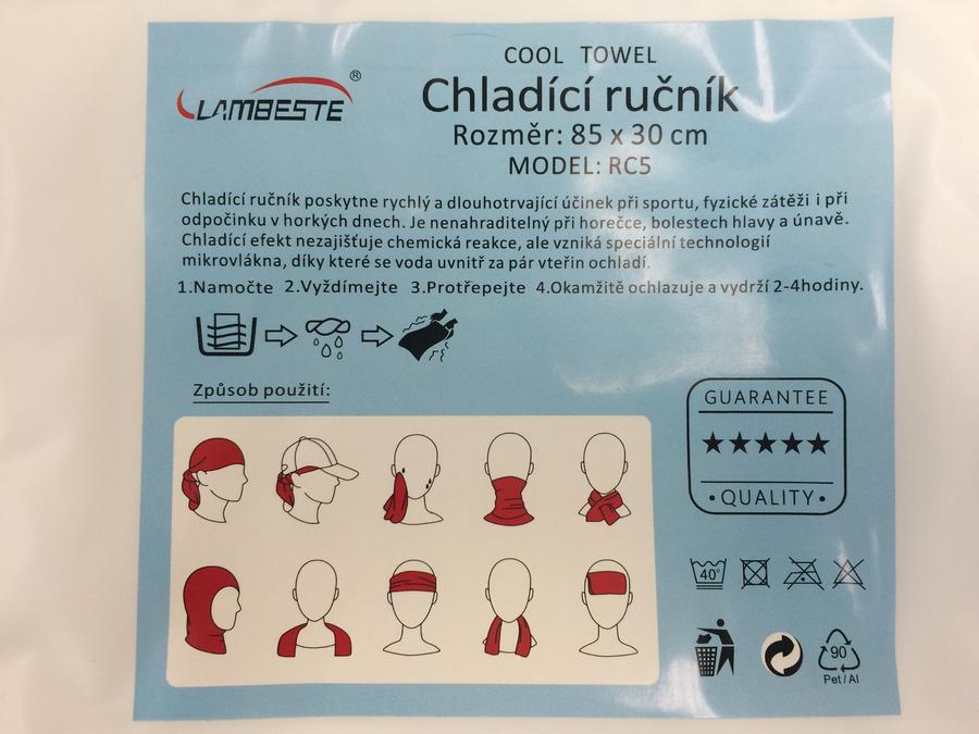 Ručník sportovní Lambeste  70x140cm 