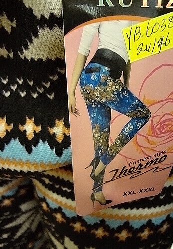 Dámské thermo legíny RUYIZ (L-XXXL)