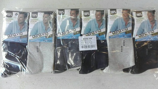 Pánské bavlněné  ponožky AURA-VIA (39-46)