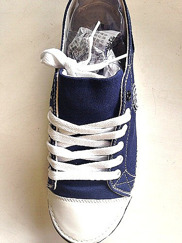 Plátěná obuv SAMLUX (36-41)-tm.modrá  SLEVA