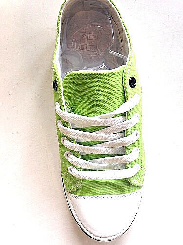 Plátěná obuv SAMLUX (36-41)-zelená SLEVA