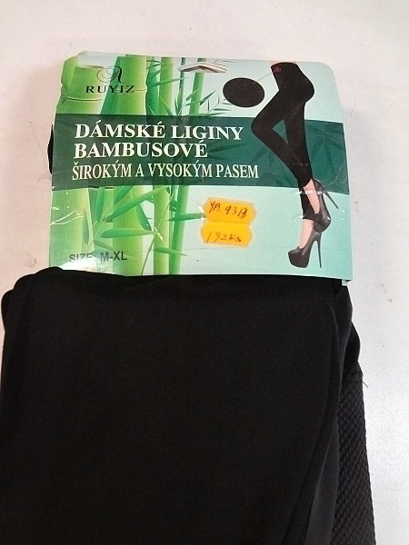 Dámské bambus.legíny s vys.pasem RUYIZ (M-XXXL) - mix barev