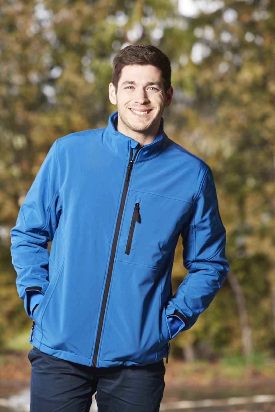 Pánská softshellová bunda (M-XXL) černá