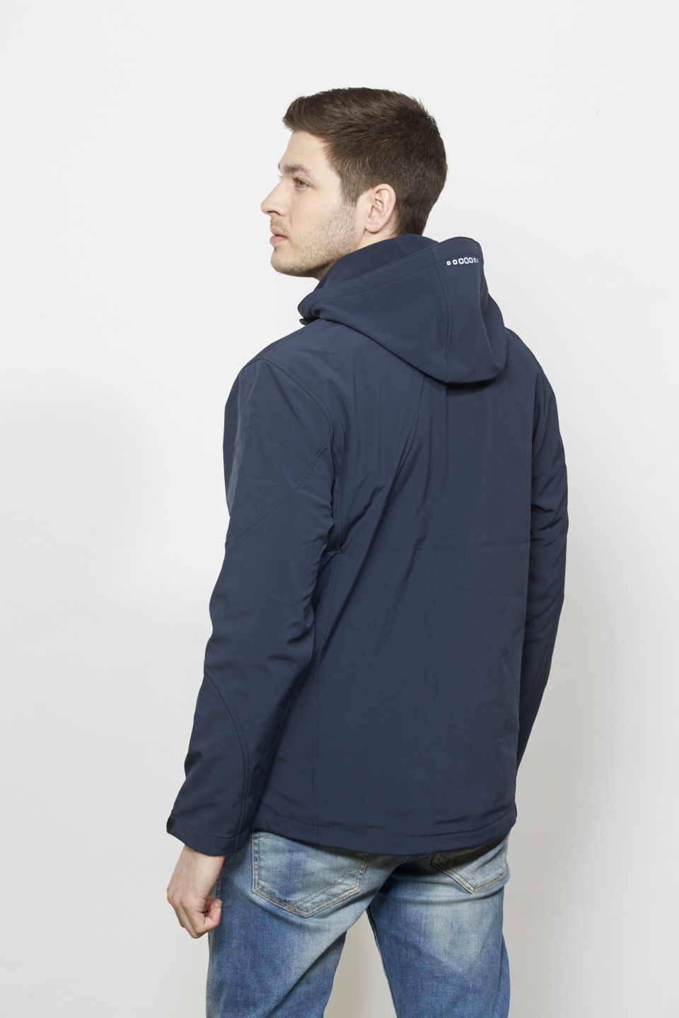 Pánská softshellová bunda s kapucí (M-XXL) černá