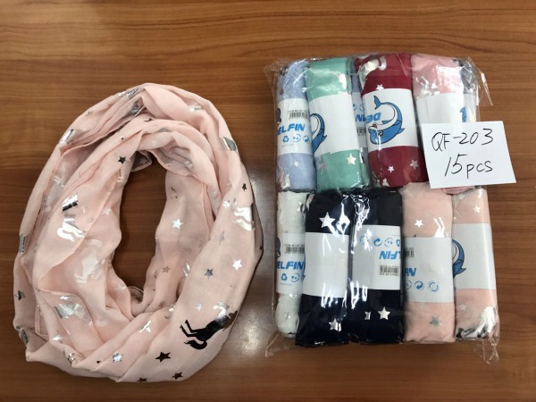 Dámský šátek - tunel DELFIN