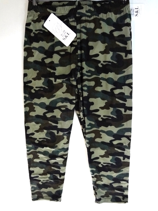 Dámské 3/4  maskáčové legíny  S&L (L-3XL)