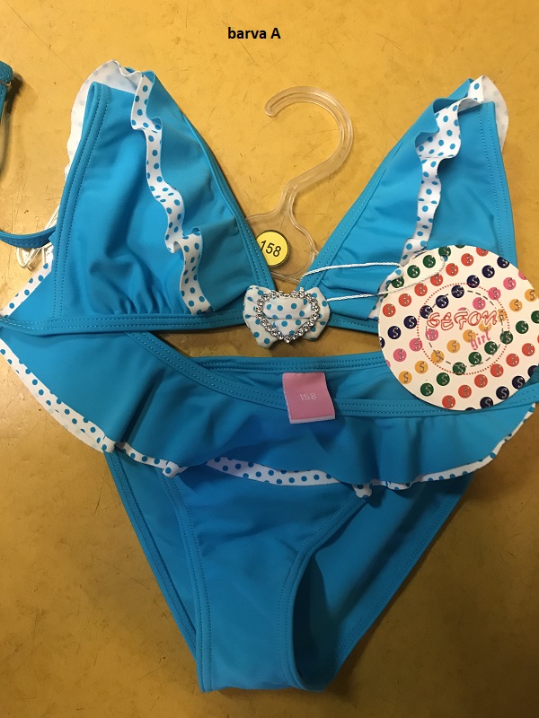 Dívčí dvojdílné  plavky SEFON (122-158)