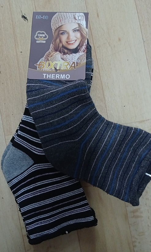 Dámské thermo vánoční ponožky BIXTRA (35/38-3/42)