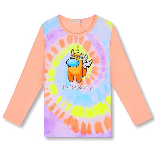 Dívčí triko s dlouhým rukávem KUGO (98-128)