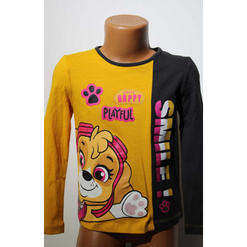 Dívčí triko S DLOUHÝM RUKÁVEM PAW GIRL (98-128)