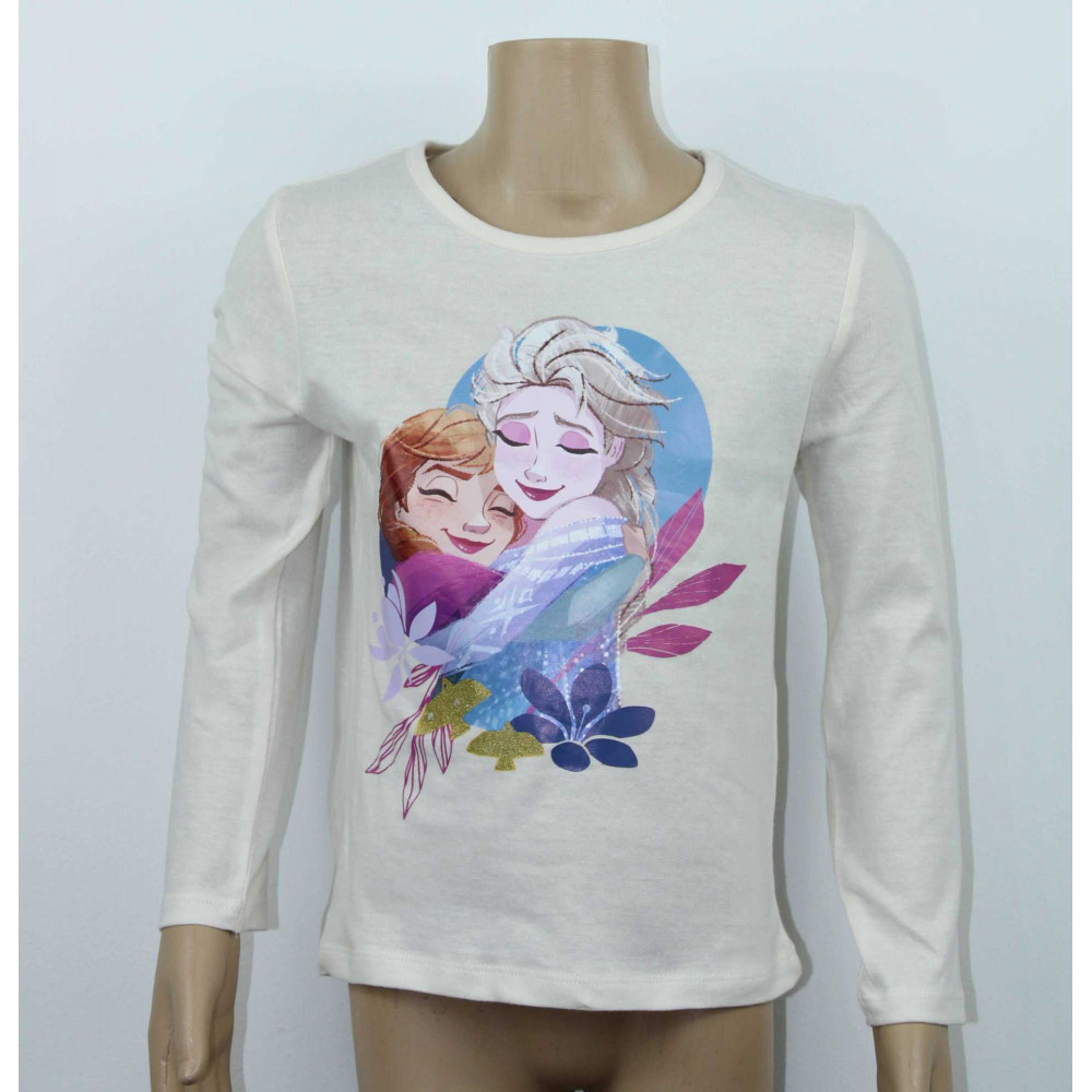 Dívčí triko s dlouhým rukávem  FROZEN (98/104-128)