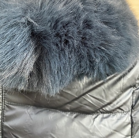 Dámská zimní bunda s kapucí s kožíškem DALEF (M-3XL)