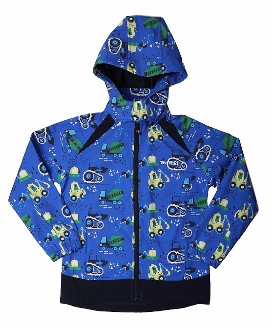 Chlapecká jarní softshellová bunda WOLF (104/110-128/134 