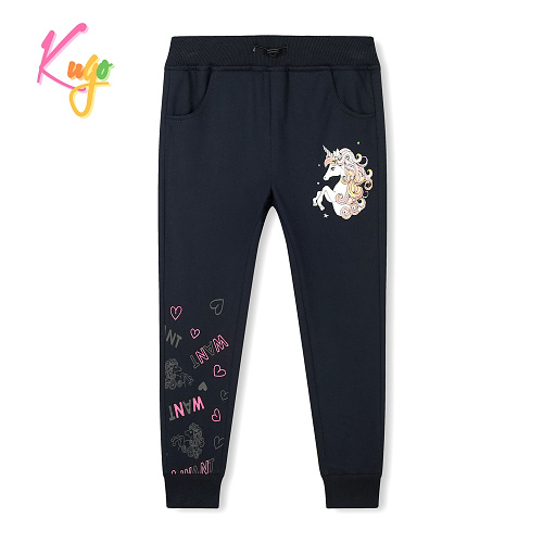 Dívčí  tepláky  KUGO (98-128) 