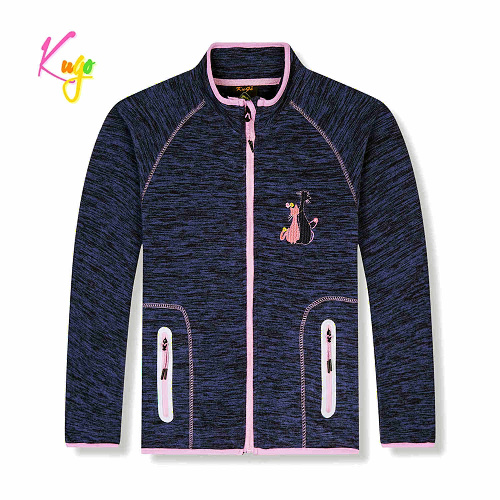Dívčí teplá fleccová mikina KUGO (134-164) 