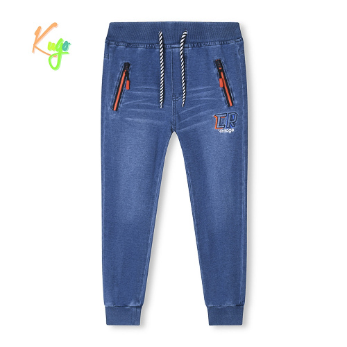 Chlapecké riflové tepláky  KUGO (134-164) 