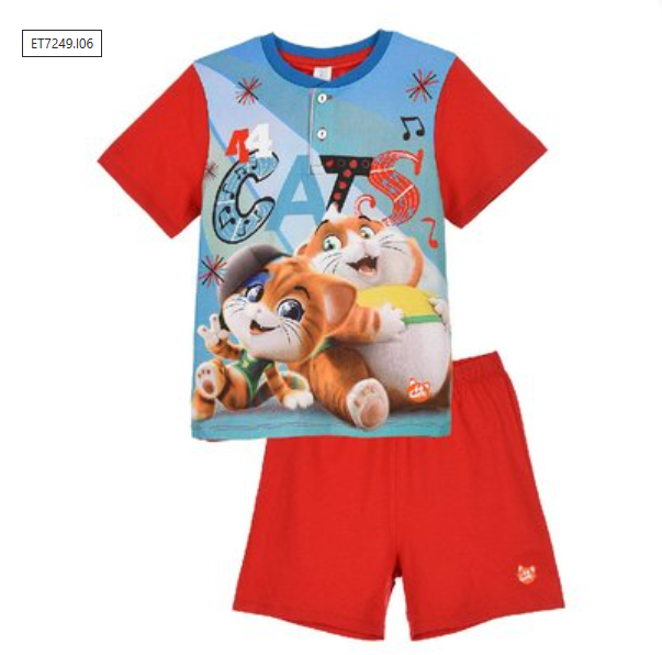Chlapecké krátké  pyžamo CATS (3-6 let))