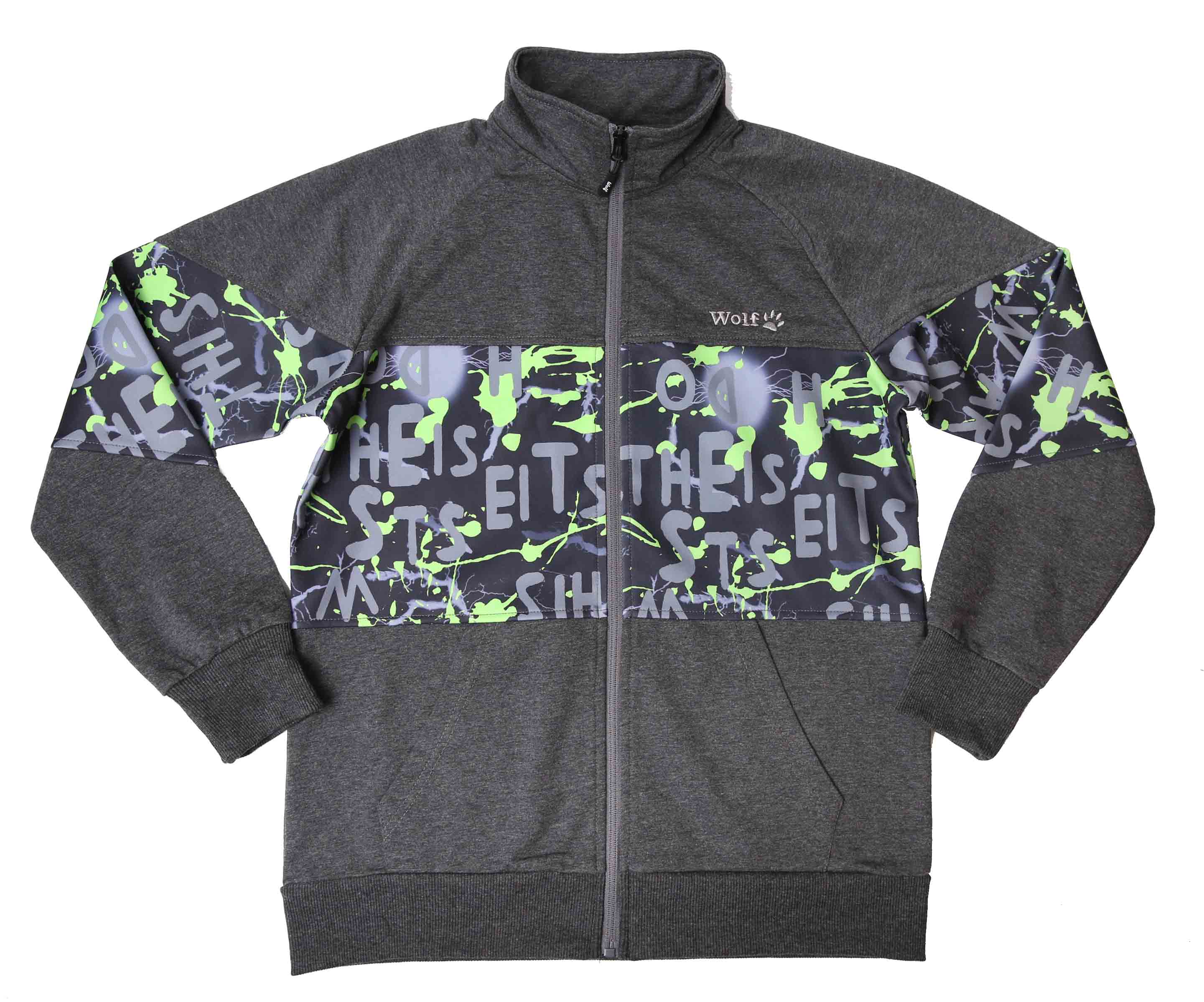 Chlapecká  mikina WOLF (134-164) 