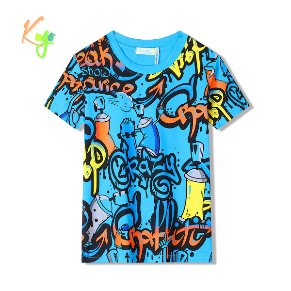 Chlapecké triko s krátkým rukávem KUGO (116-146) 