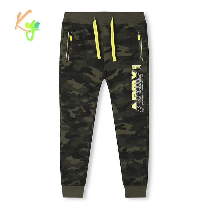 Dětské maskáčové tepláky KUGO (116-146)