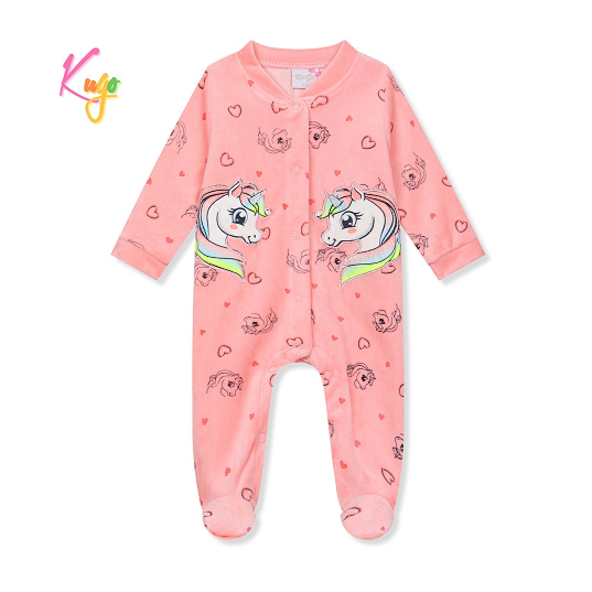 Dětské noční pyžamo/overal/ KUGO (0-12 měsíců)