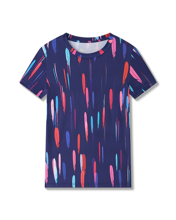 Dívčí funkční triko s krátkým rukávem WOLF (116-146)  