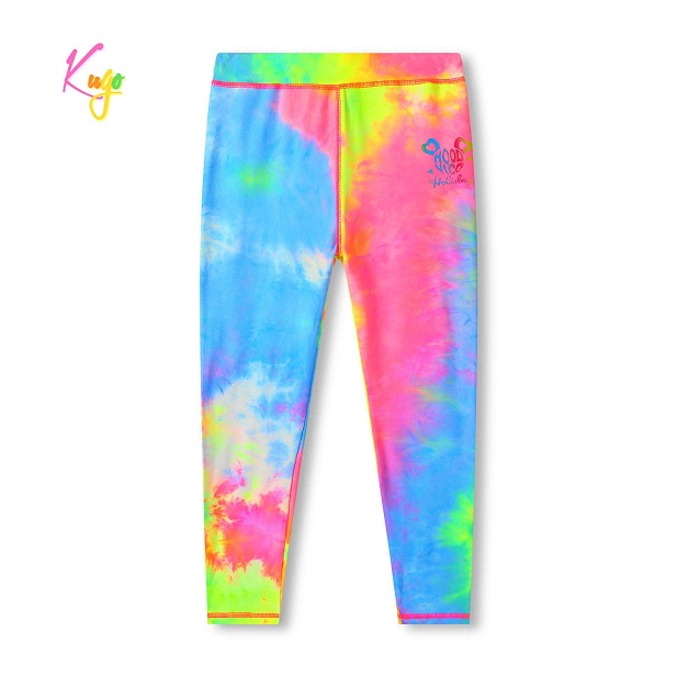 Dívčí batikované 3/4  legíny  KUGO (134-164)