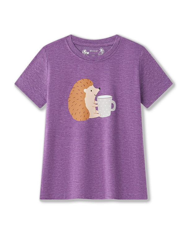 Dívčí triko s krátkým rukávem WOLF (98-128)