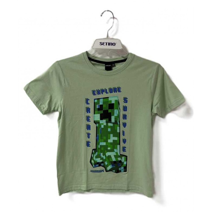 Tričko s krátkým rukávem - Minecraft 6-12Y 