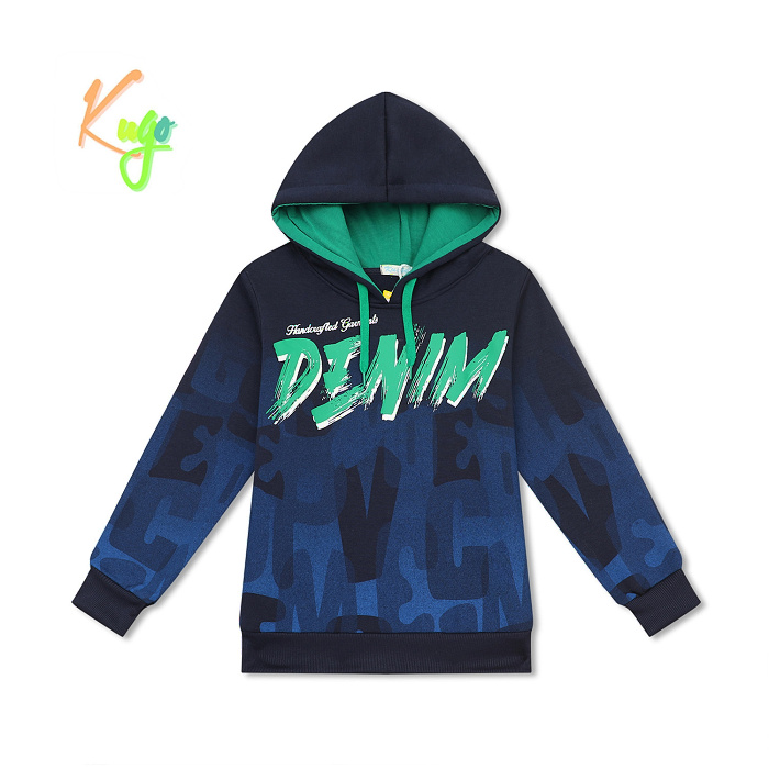 Dorostenecká teplá chlapecká  mikina  KUGO (134-164) 