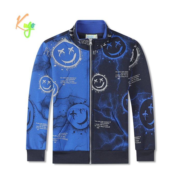 Dorostenecká teplá chlapecká  mikina  KUGO (134-164) 