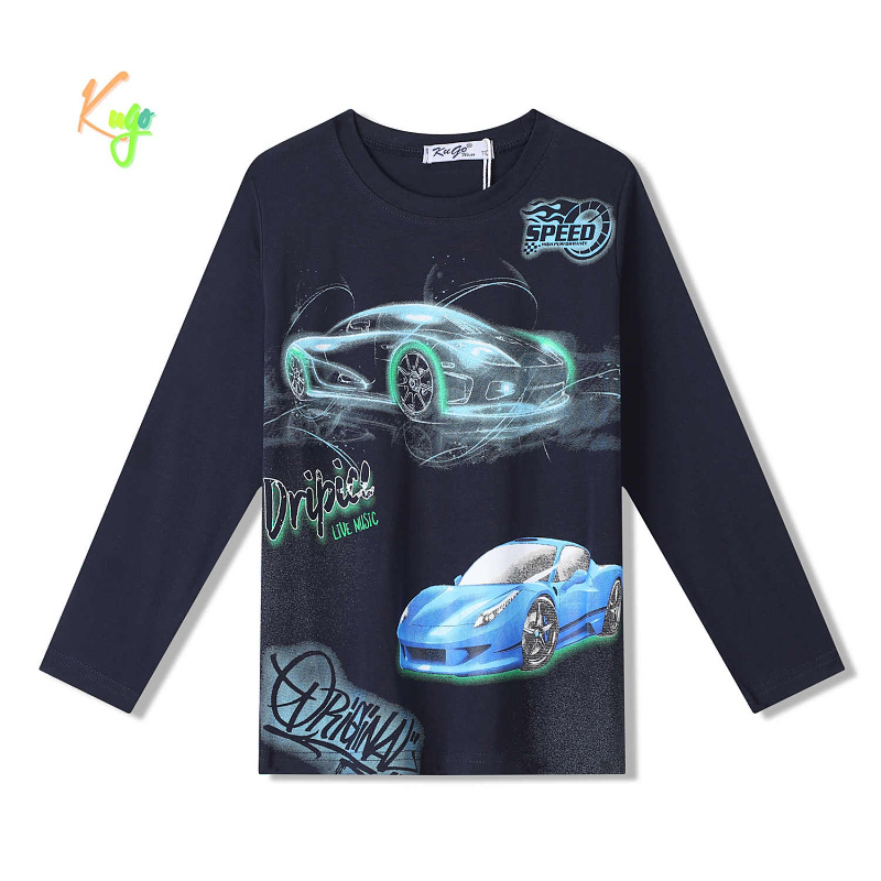 Chlapecké triko dlouhým  rukávem KUGO (98-128)