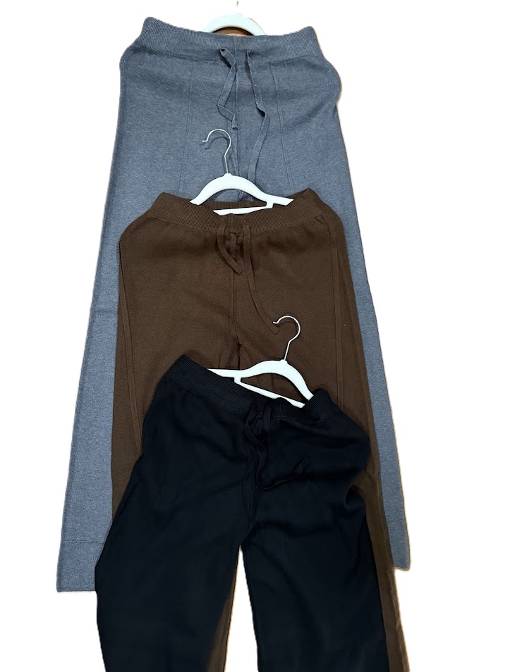 Dámské kašmírové teplé kalhoty DALEF 