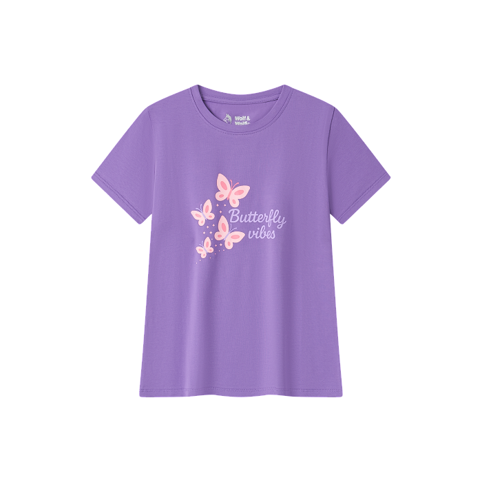 Dívčí triko s dlouhým rukávem WOLF (116-146)  