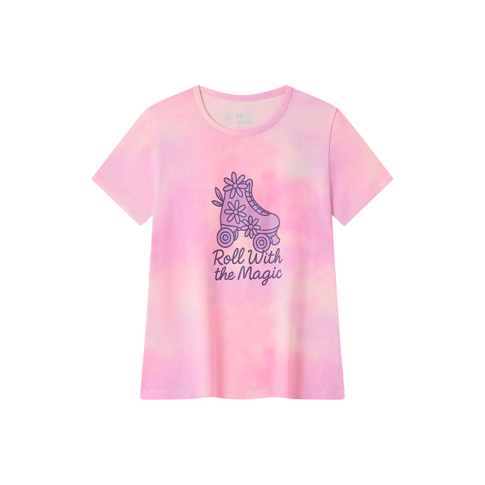 Dívčí triko s krátkým  rukávem WOLF (116-146)  