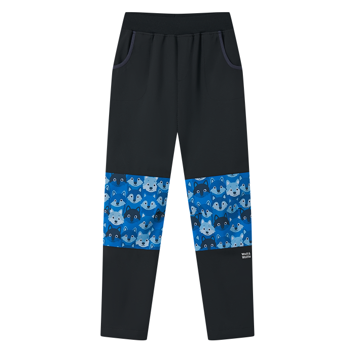 Chlapecké slabé softshellové kalhoty WOLF (98-128)