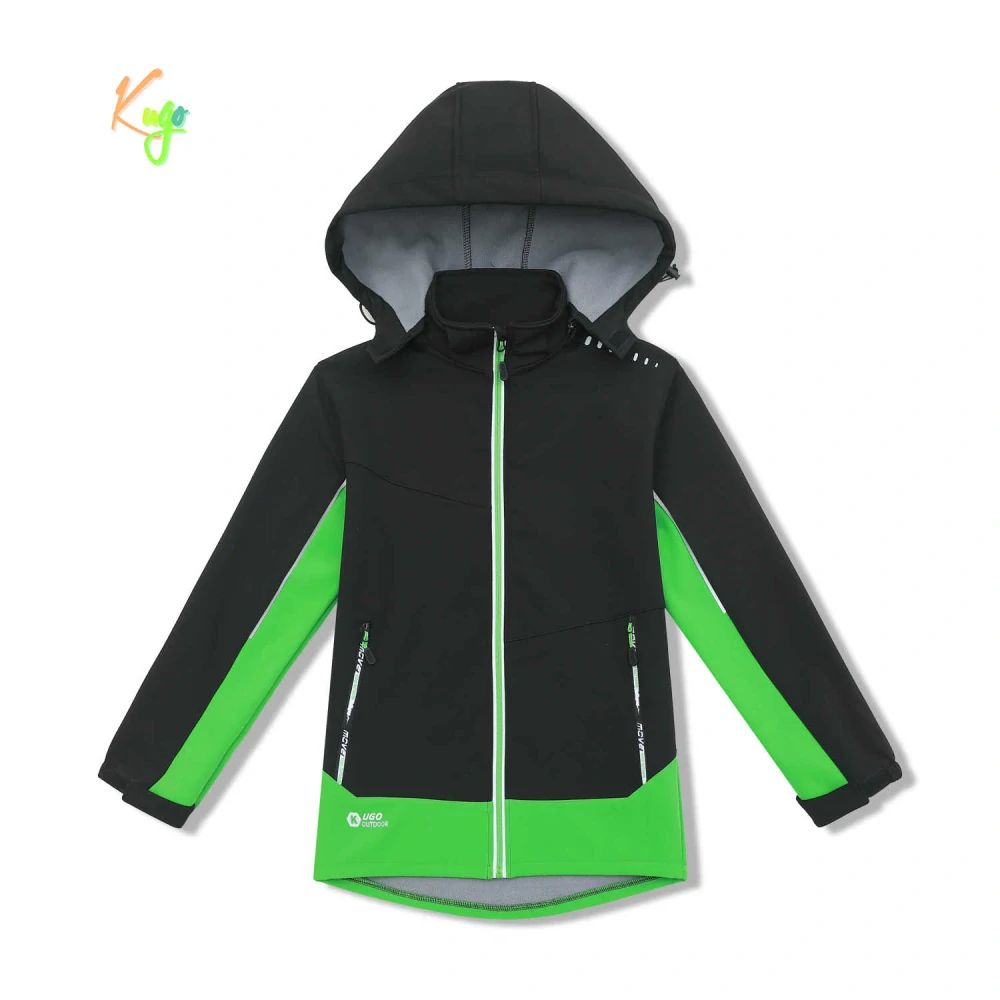 Dorostenecká teplá softshellová bunda KUGO (134-164)