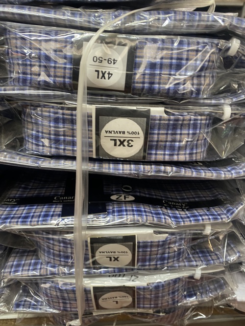 Pánská košile s krátkým rukávem CANARY (M-4XL)