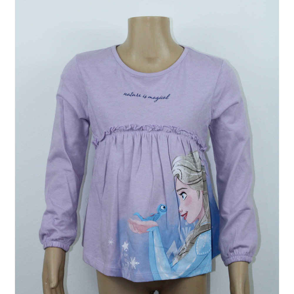 Dívčí triko s dlouhým rukávem FROZEN (98/104-128)