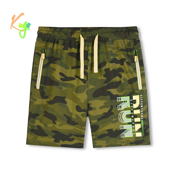 Chlapecké maskáčové šortky  (kraťasy)  KUGO (134-164)