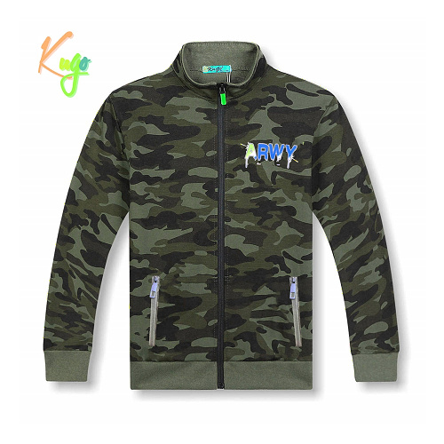 Chlapecká maskáčová mikina KUGO (134-164)