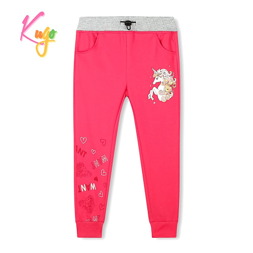 Dívčí  tepláky  KUGO (98-128) 