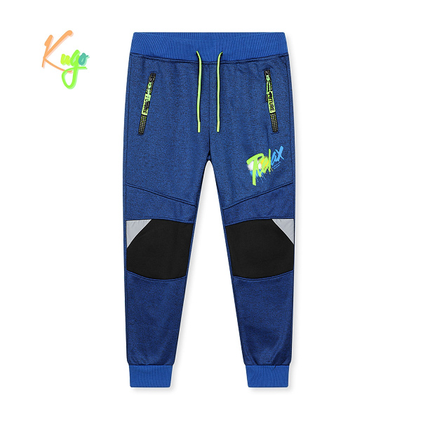 Dorostenecké teplé  softshellové tepláky KUGO (134-164)