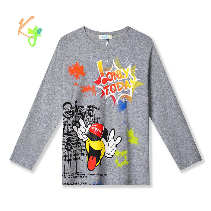 Chlapecký triko dlouhým rukávem  KUGO (116-146)