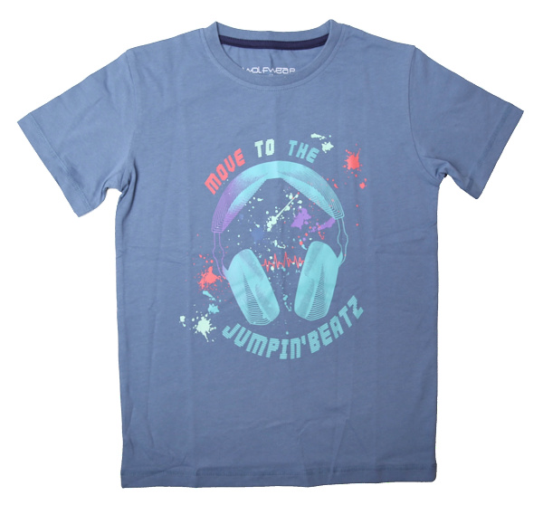 Chlapecké  triko s krátkým rukávem WOLF (116-146)