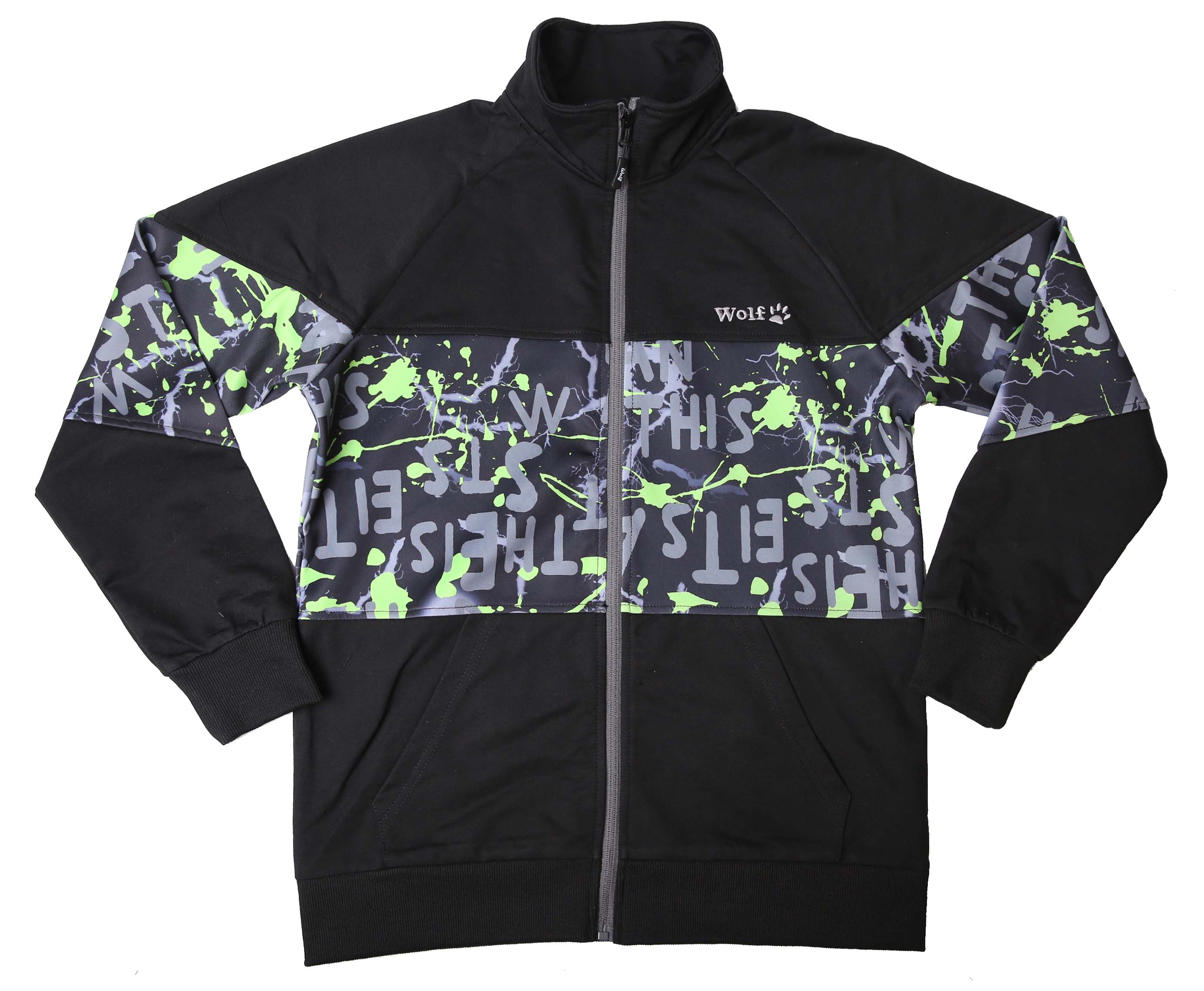 Chlapecká  mikina WOLF (134-164) 